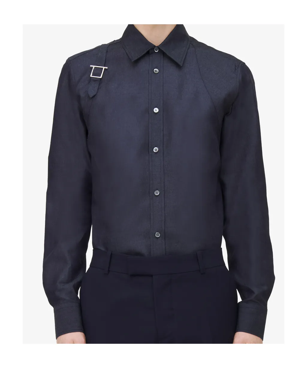 T-Bar Harness Denim Shirt