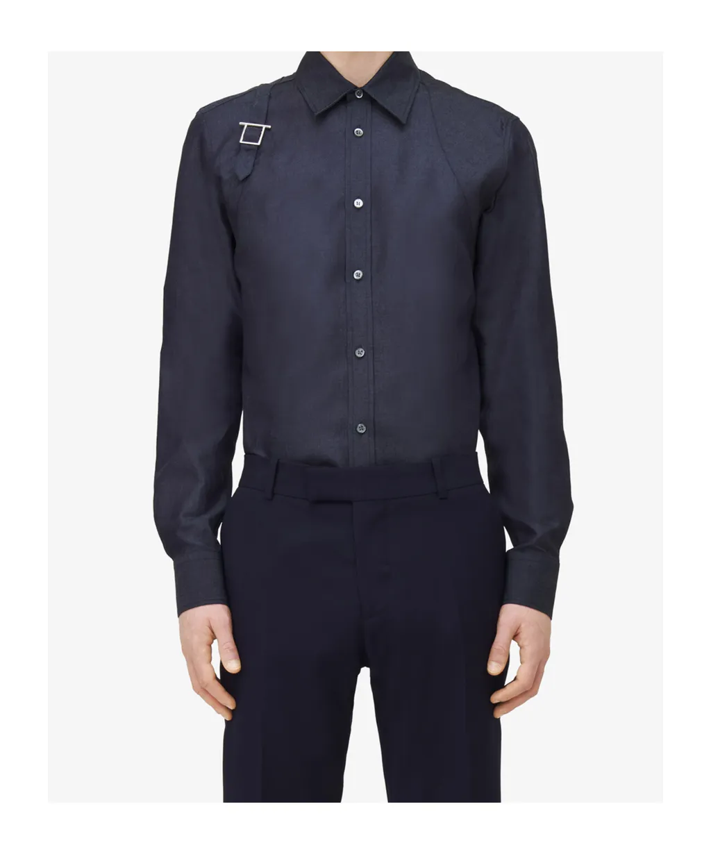T-Bar Harness Denim Shirt