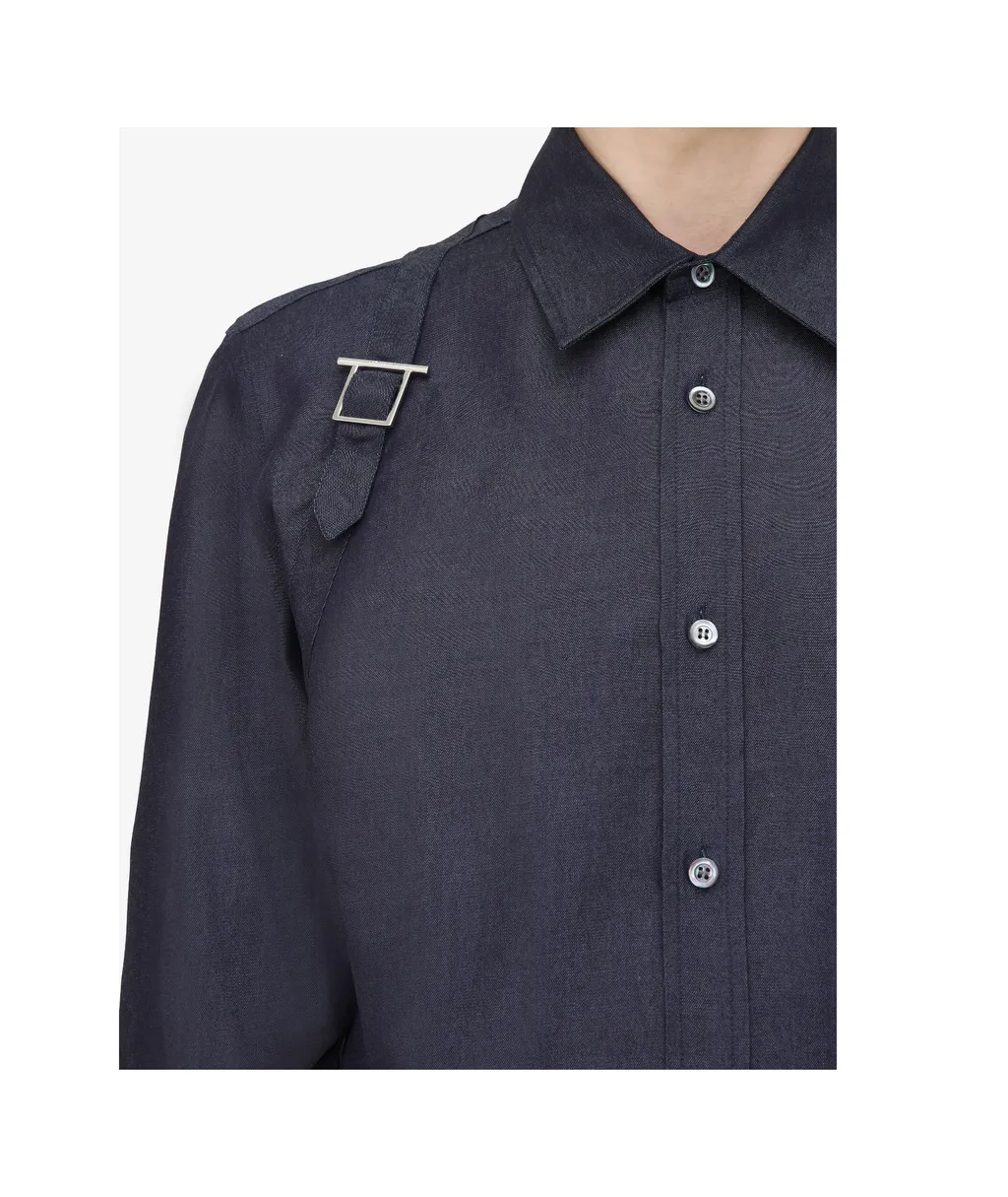 T-Bar Harness Denim Shirt