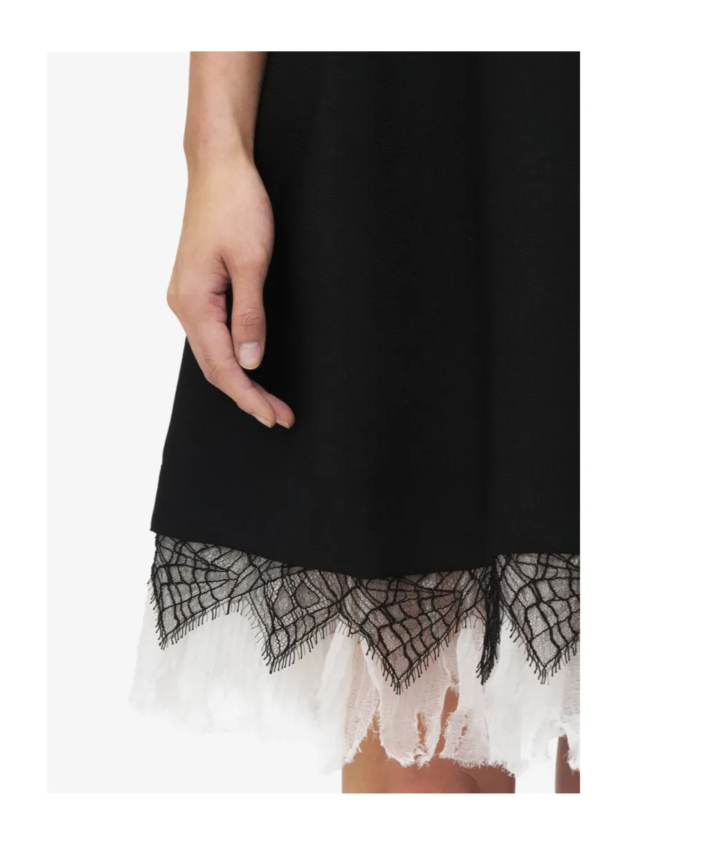 Cobweb Lace Knitted Dress