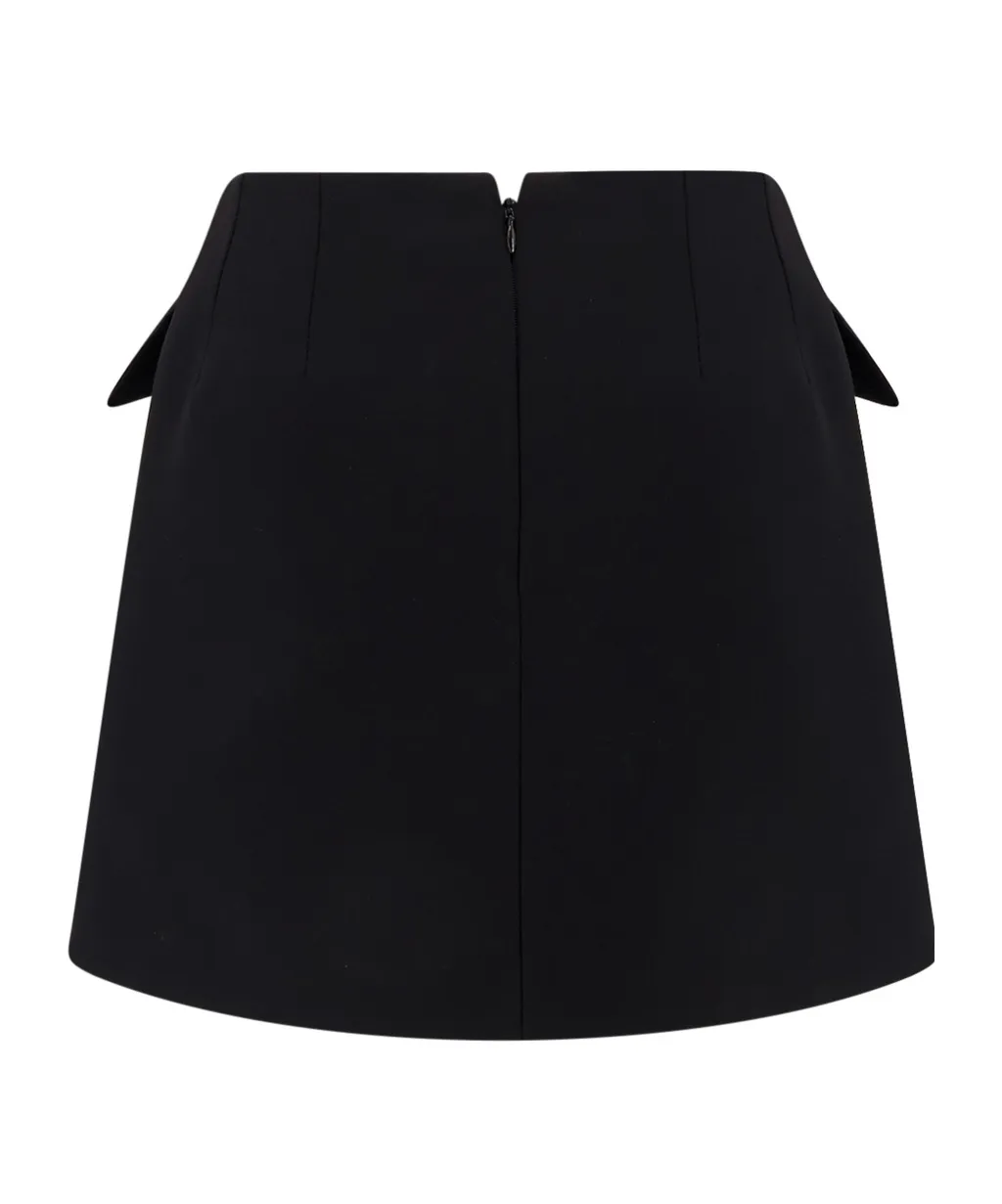 Gabardine Mini Skirt
