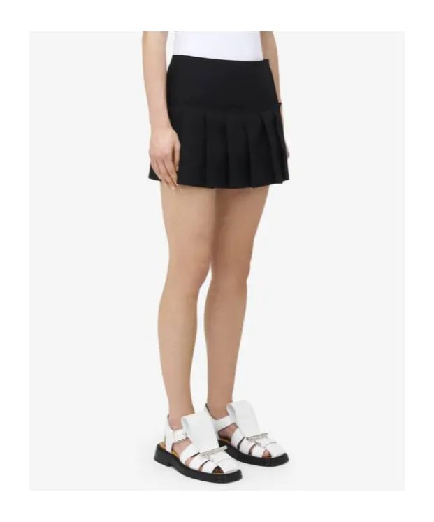 Pleated Mini Skirt