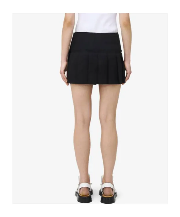 Pleated Mini Skirt
