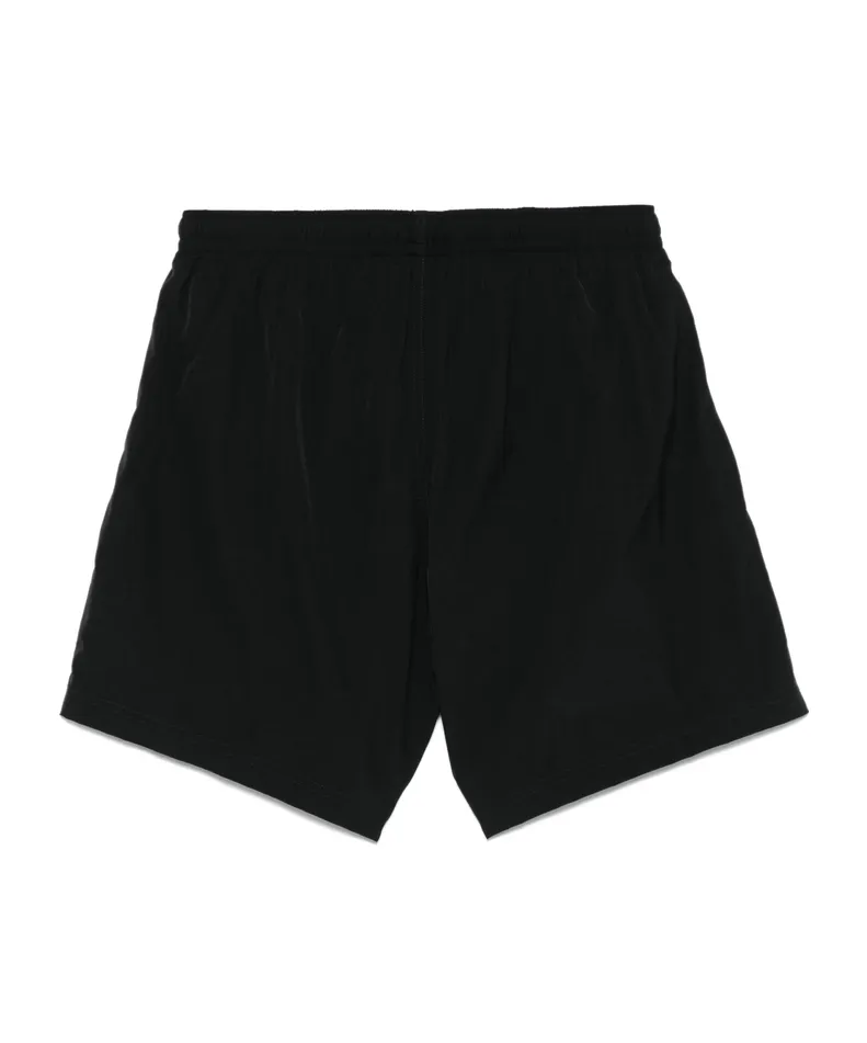 Logo-Embroidered Elasticated Waistband Swim Shorts