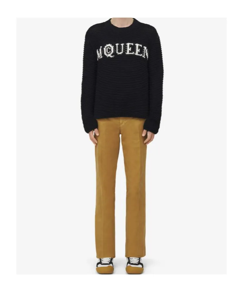 Logo Textured Jumper