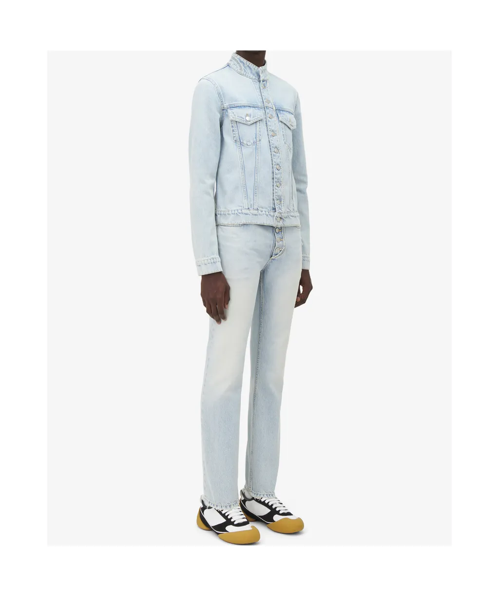 Stonewashed Slim Fit Jeans