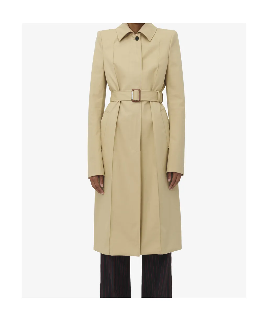 Belted Waist Trench Coat