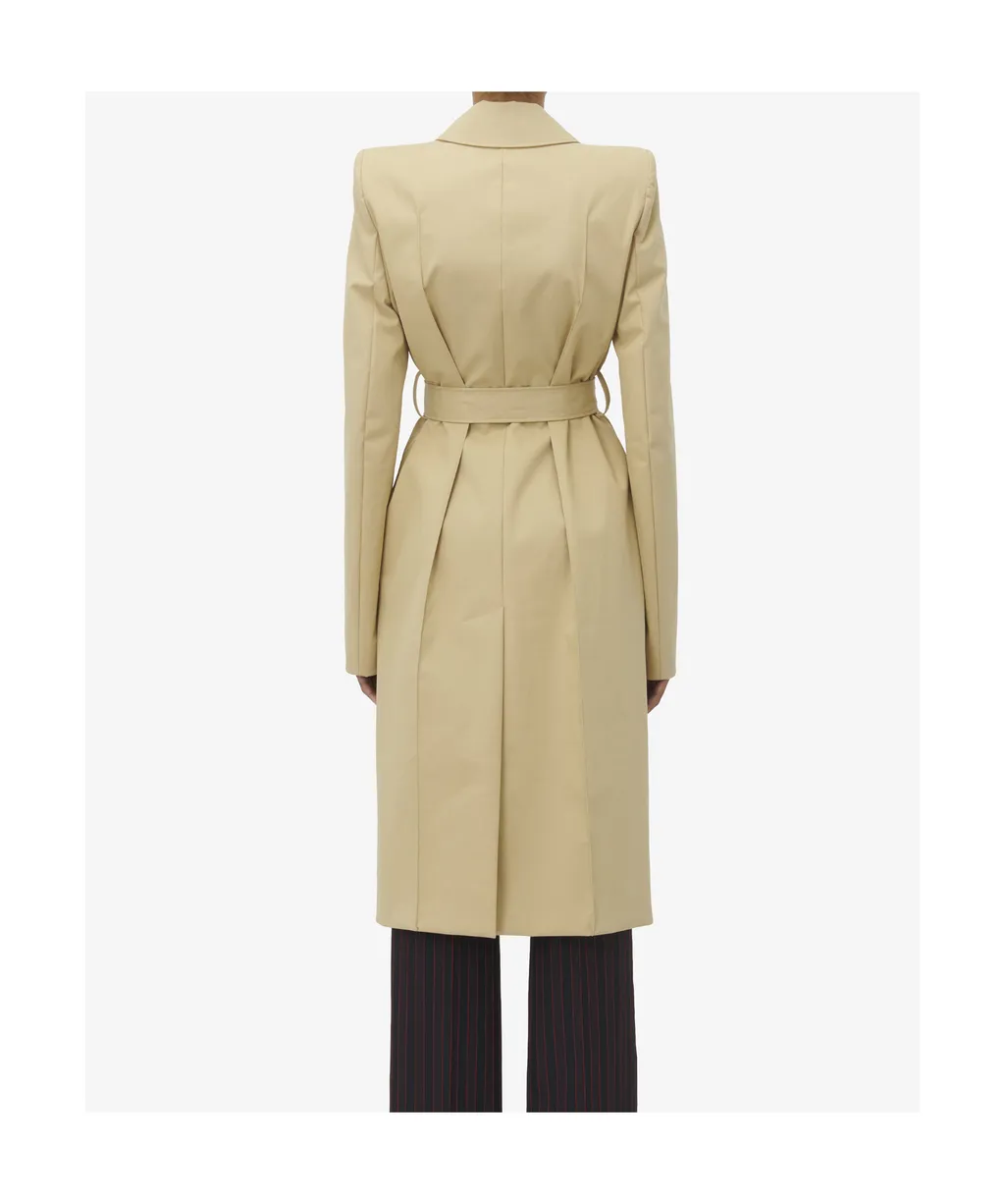 Belted Waist Trench Coat