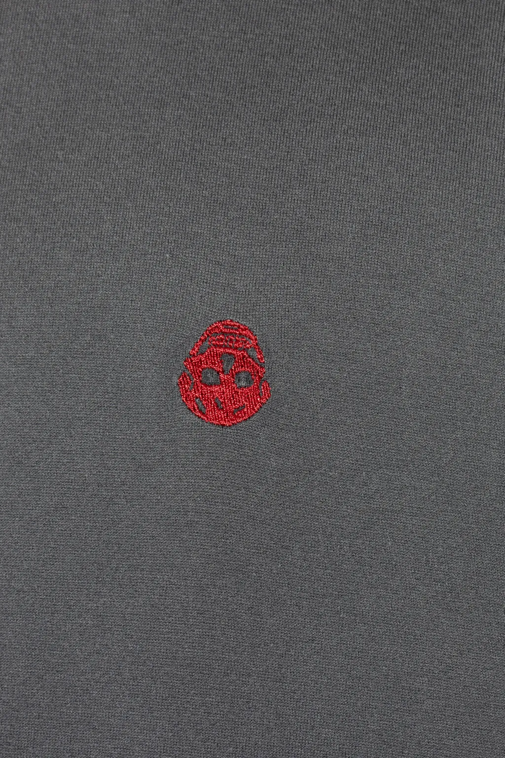 Skull-Detailed Short-Sleeved T-Shirt