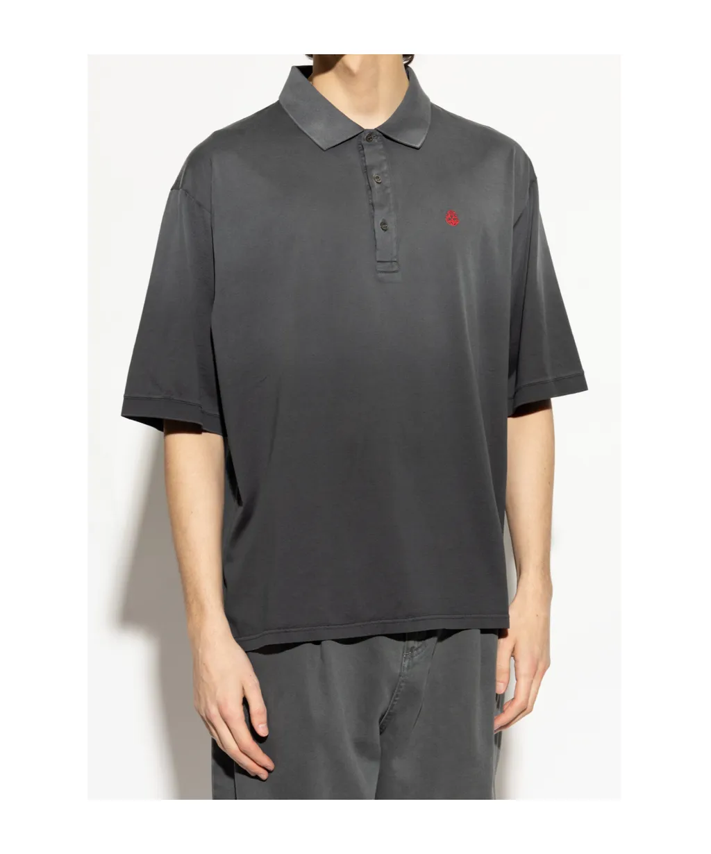 Skull-Detailed Short-Sleeved T-Shirt