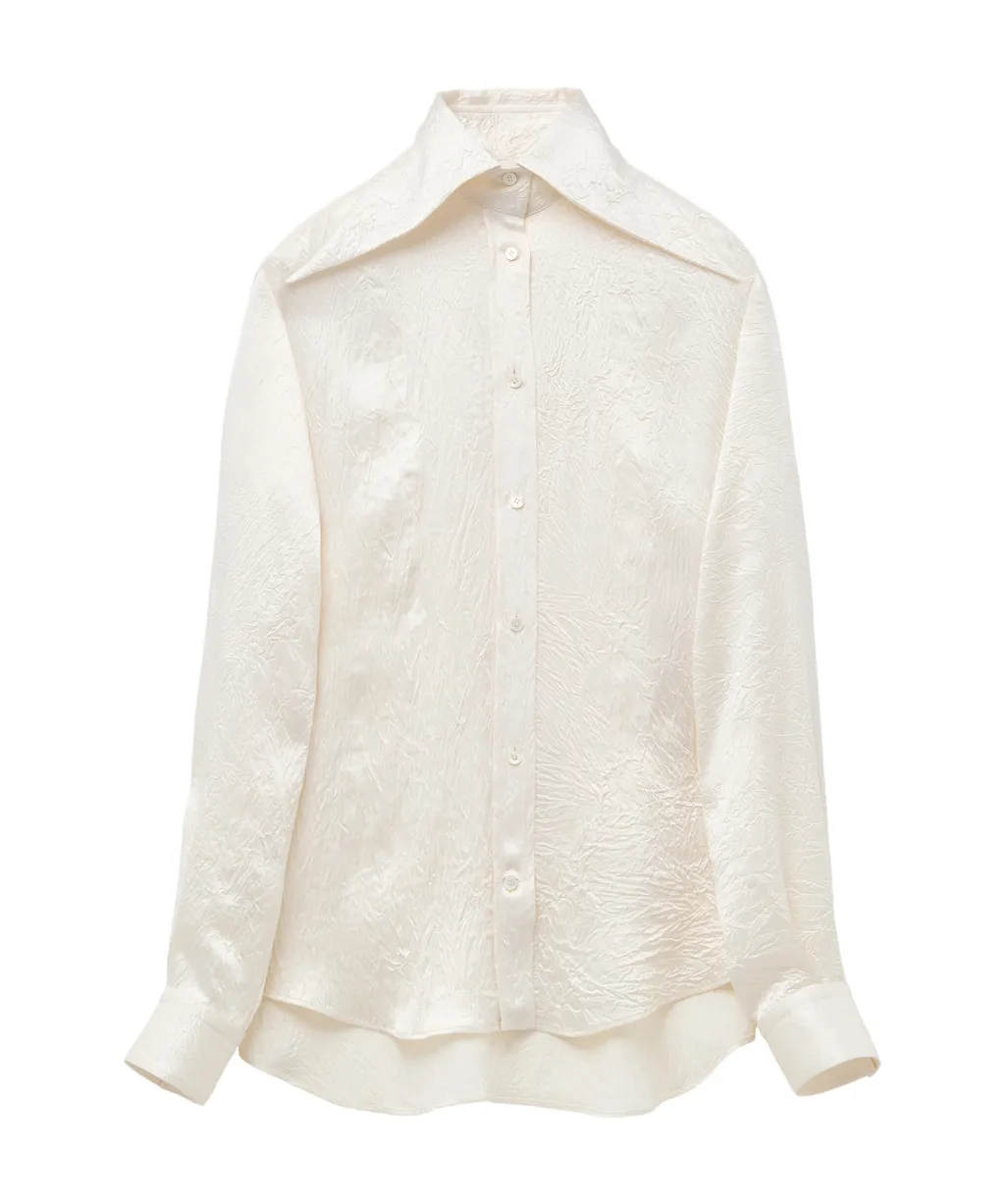 Exaggerated Collar Shirt