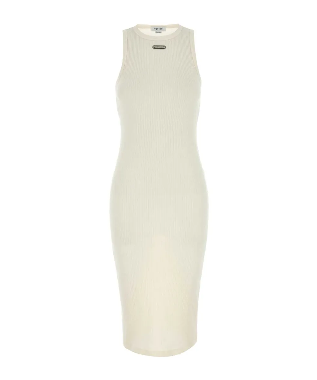 Ribbed Sleeveless Midi Dress
