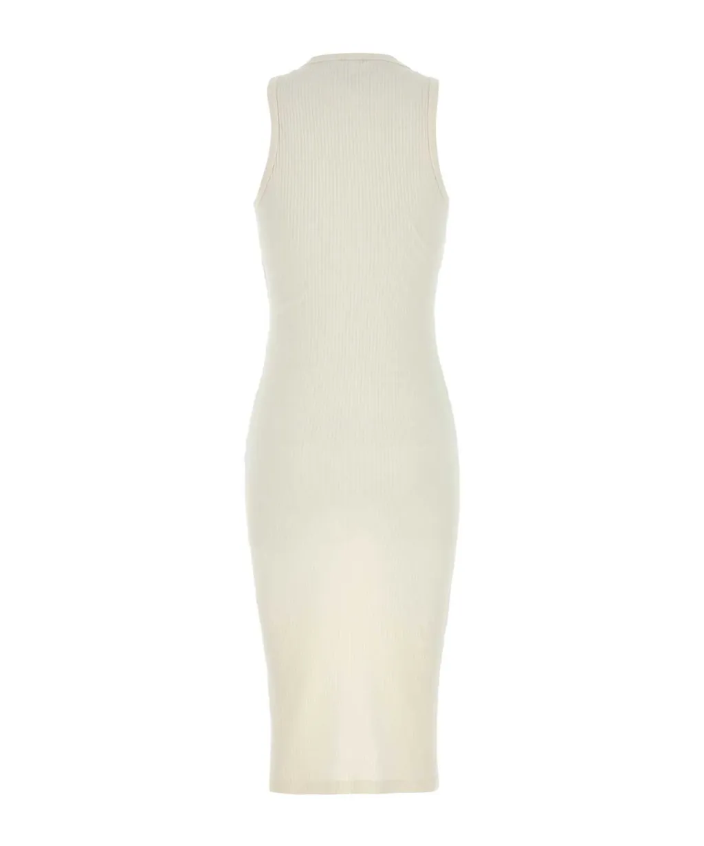 Ribbed Sleeveless Midi Dress