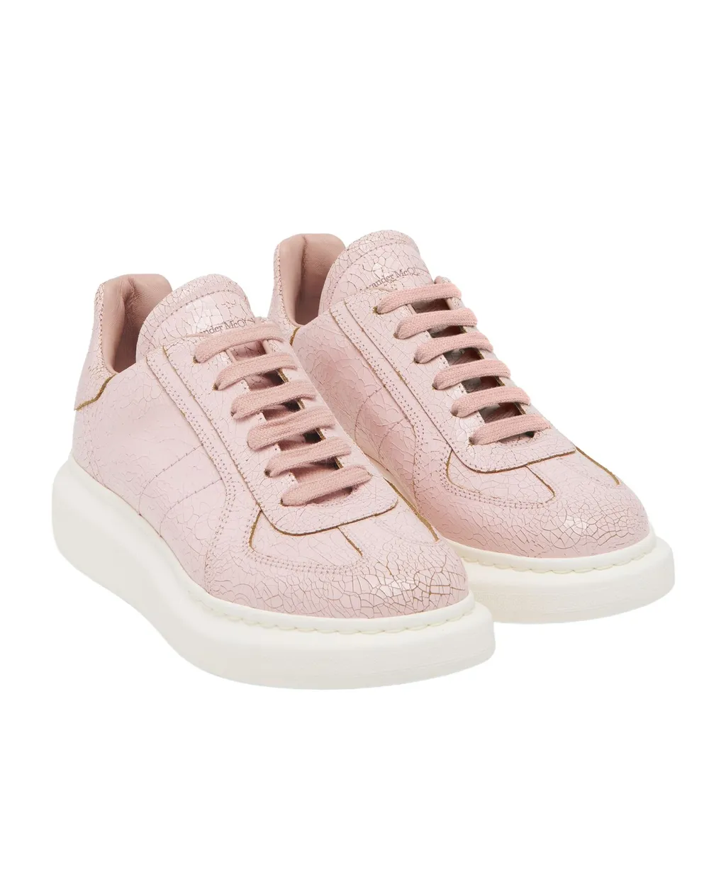Oversized Lace-Up Sneakers