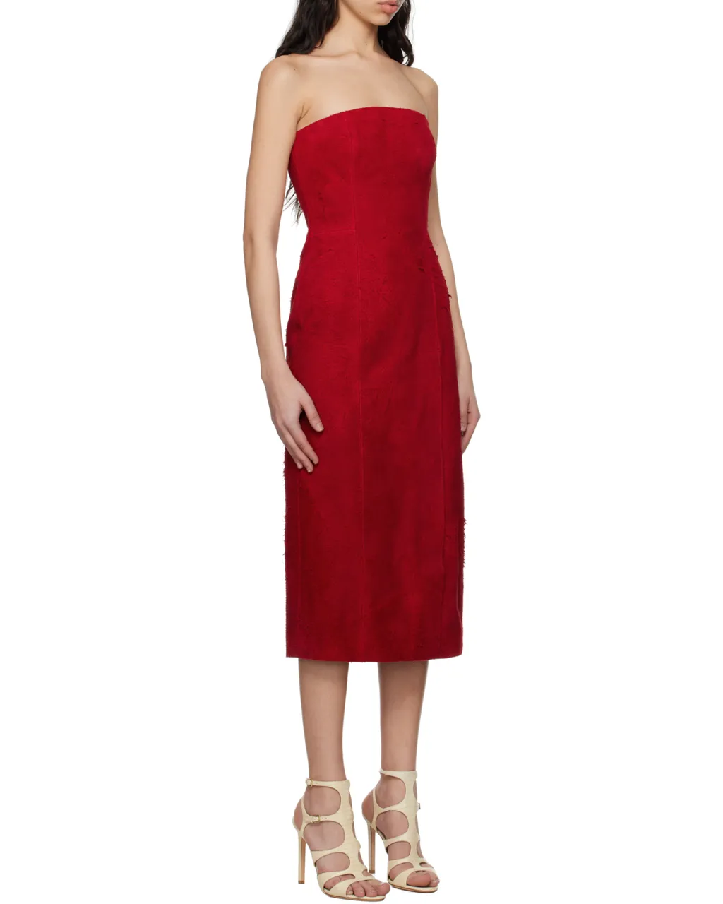 Strapless Midi Dress
