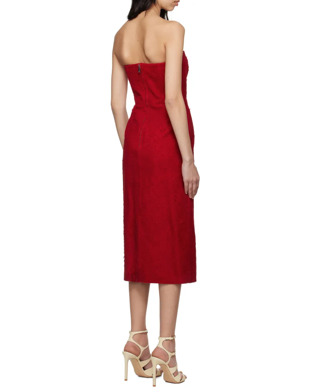 Strapless Midi Dress