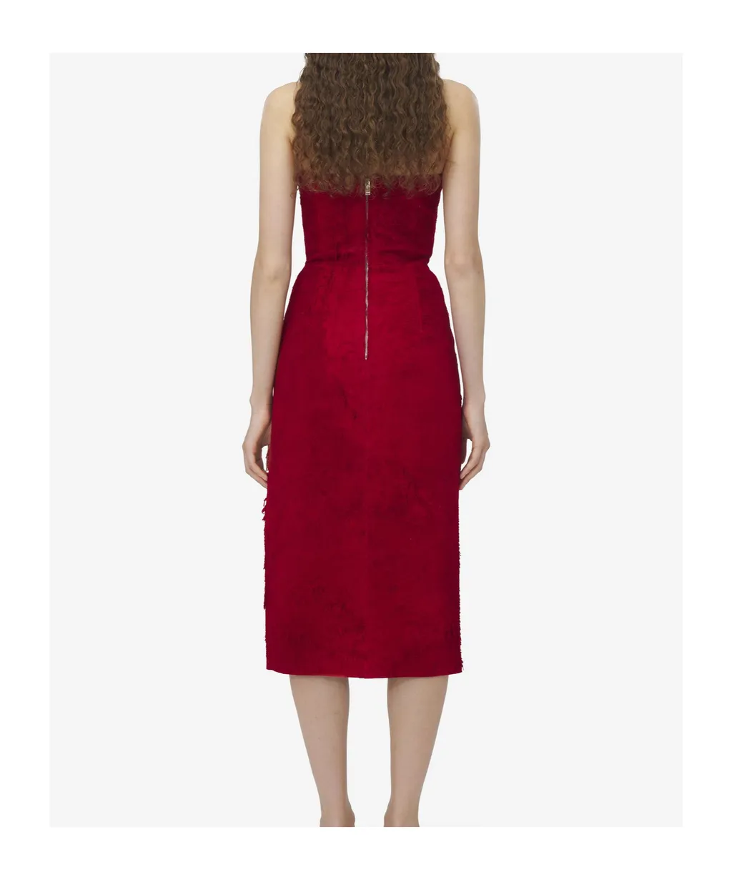 Strapless Midi Dress