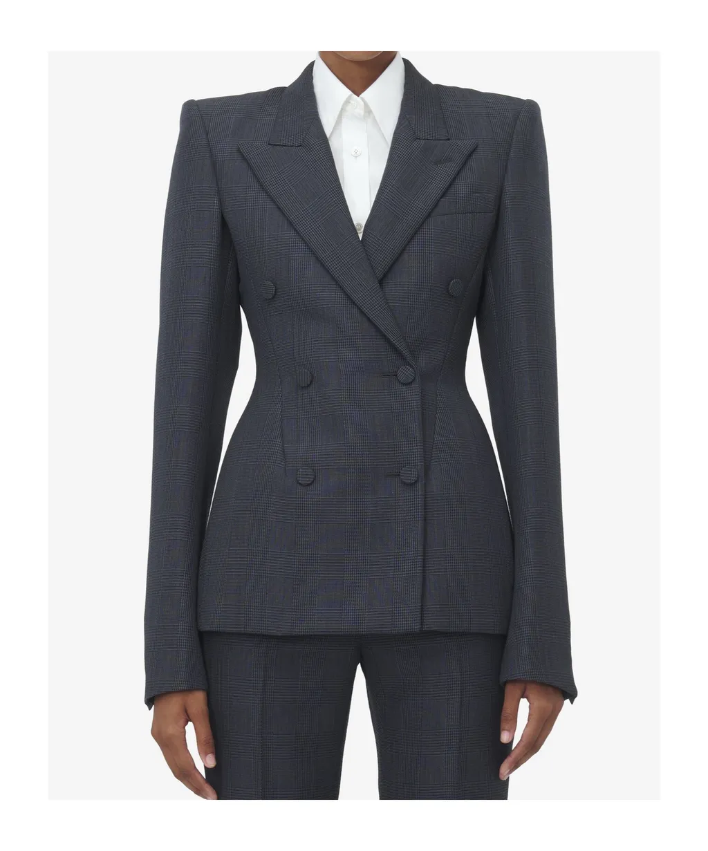 Prince Of Wales Double-Breasted Jacket