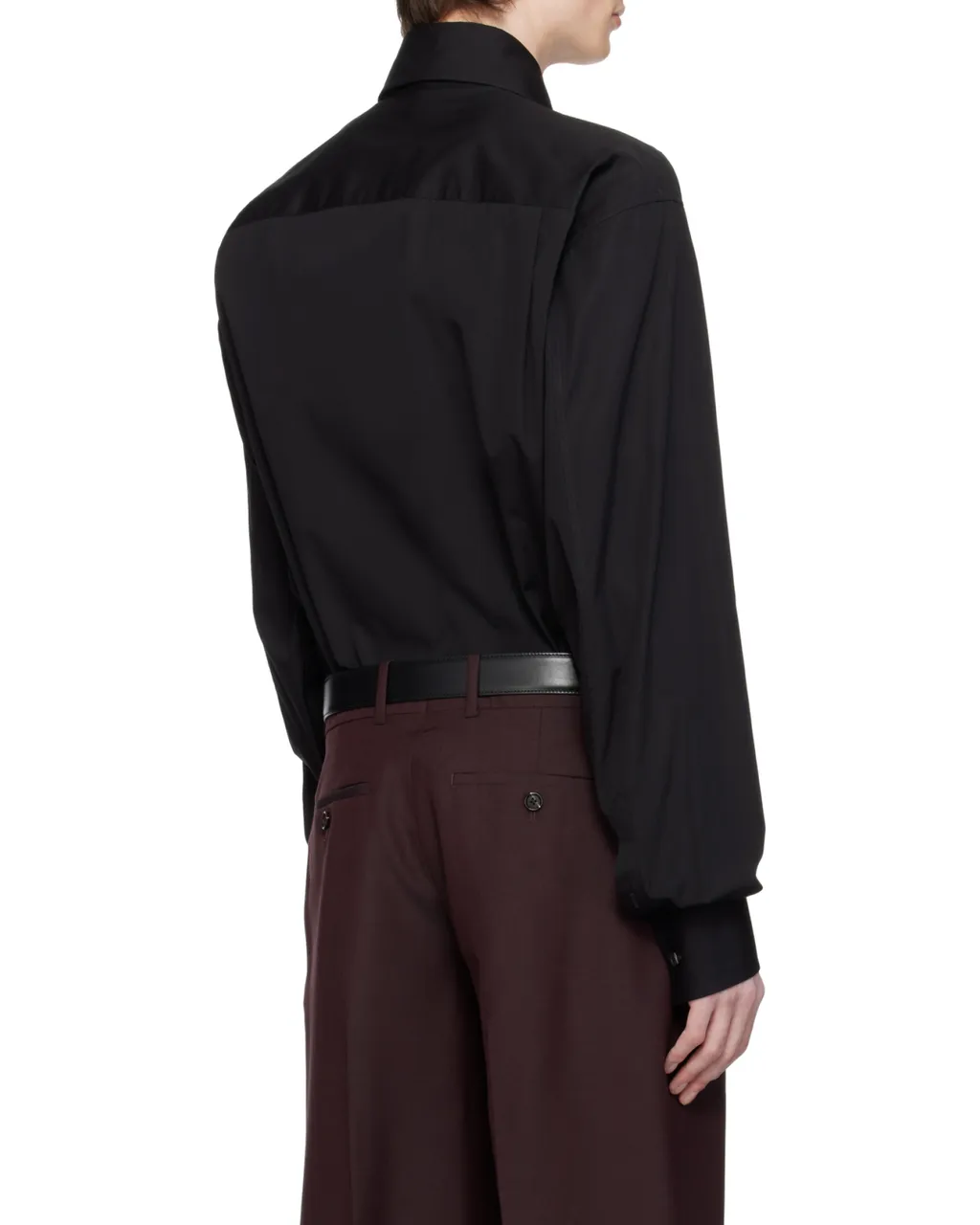 Long Sleeved Skull Embroidered Shirt