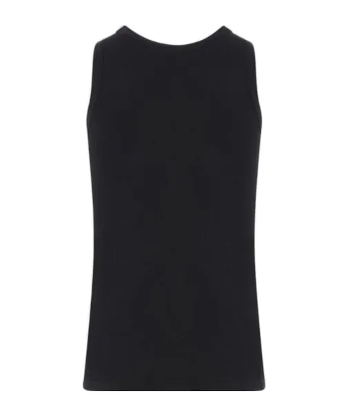 Skull Ribbed Tank Top