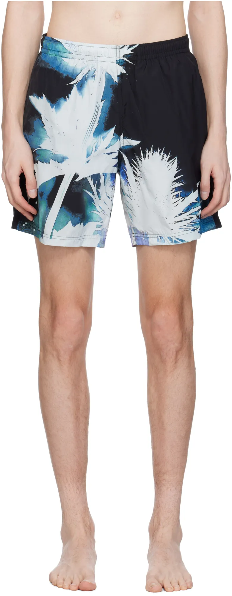 Graphic Printed Swim Shorts