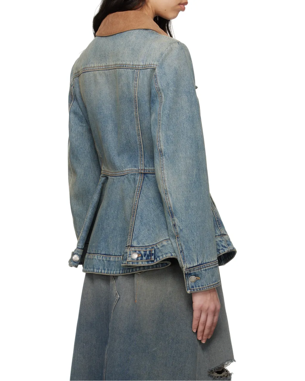Peplum Denim Jacket