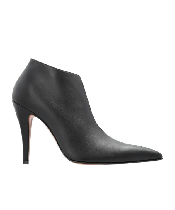 Pointed-Toe Heeled Pumps