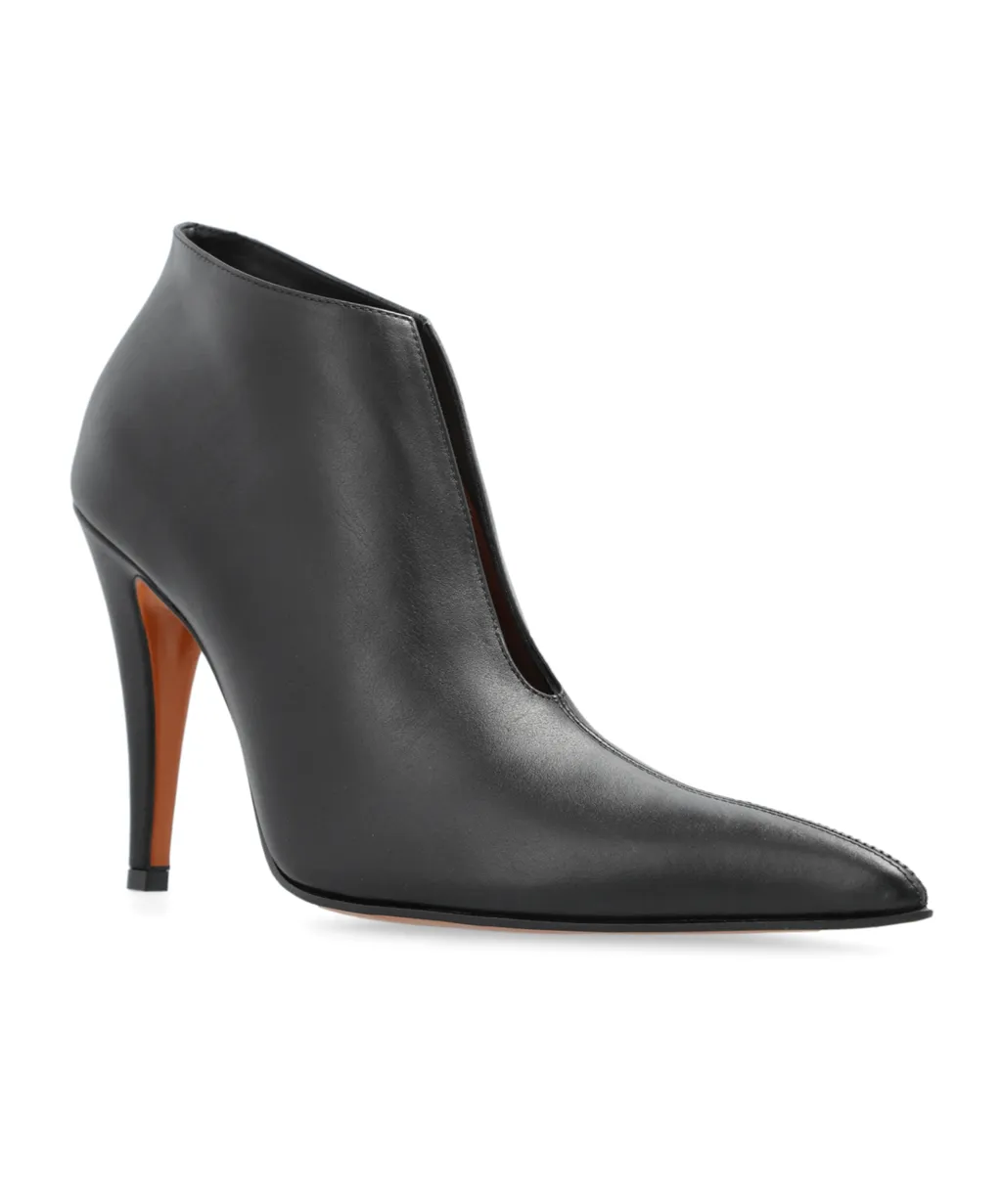 Pointed-Toe Heeled Pumps