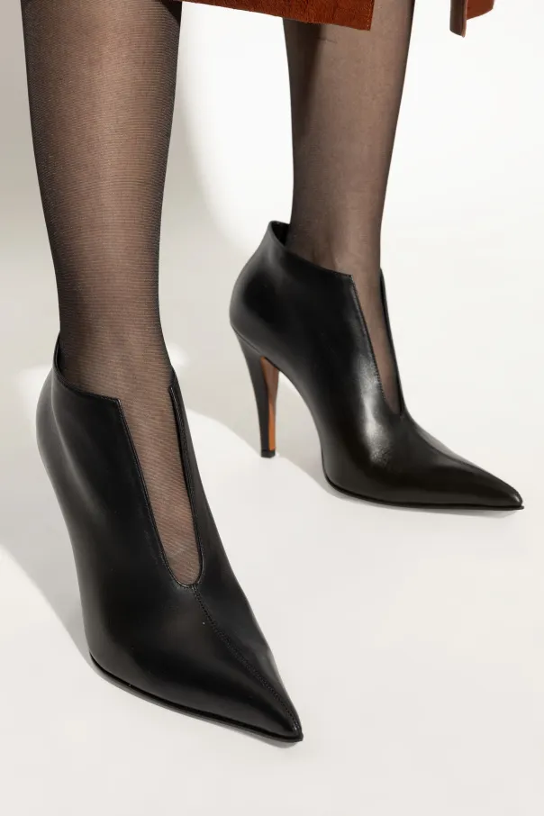 Pointed-Toe Heeled Pumps