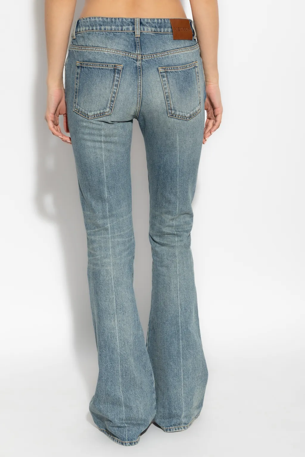 Flared Slim-Fit Jeans