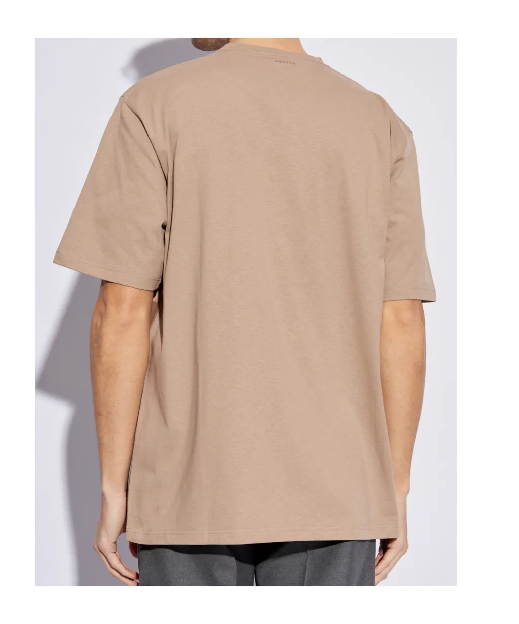 Skull Printed Crewneck T-Shirt