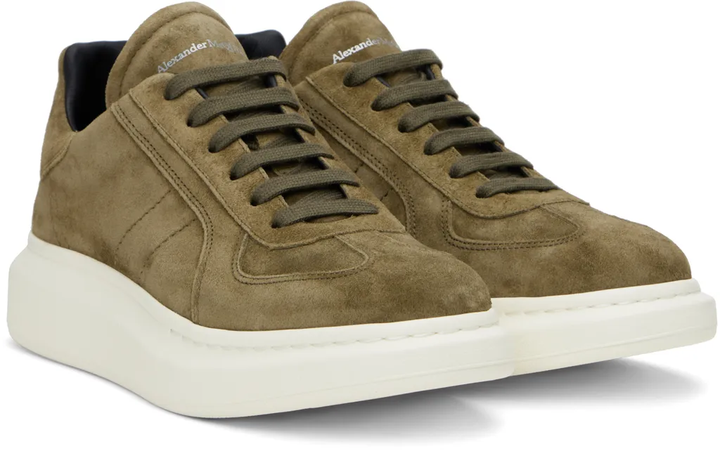Oversized Retro Lace-Up Sneakers