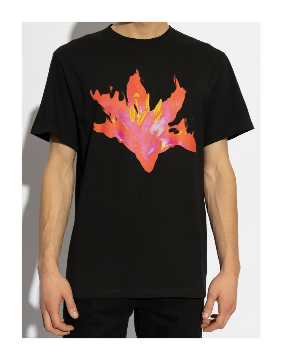 Floral Printed Crewneck T-Shirt