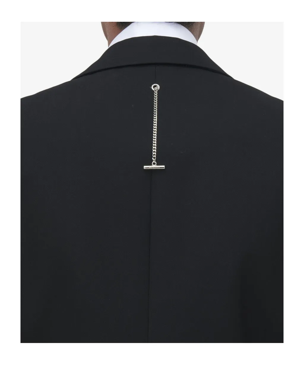 Stud Embellished Embroidered Single-Breasted Jacket