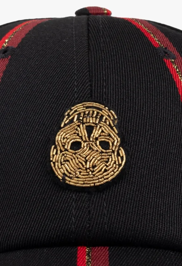 Skull Embellished Baseball Cap