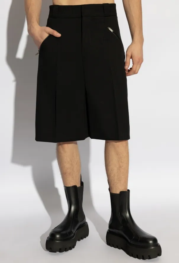 High Waist Wide-Leg Shorts