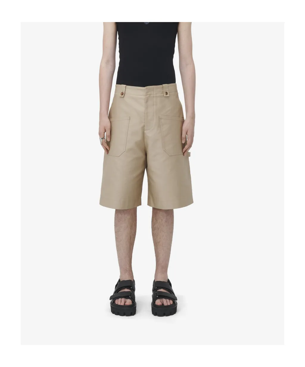 Wide-Leg Pocket Detailed Shorts