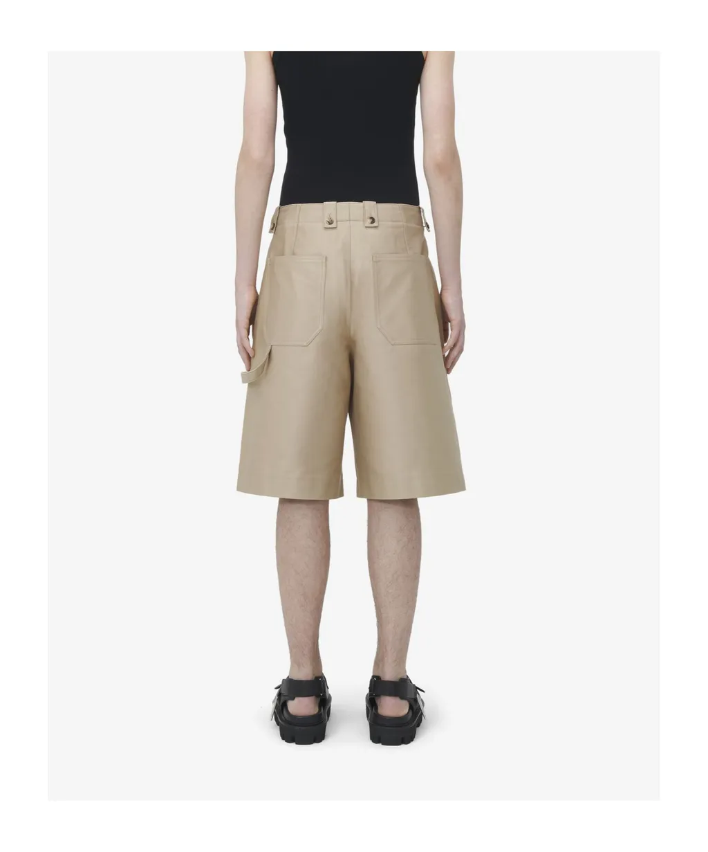 Wide-Leg Pocket Detailed Shorts