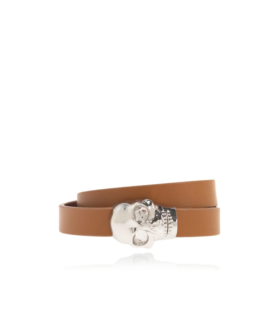 Skull Double Wrap Bracelet