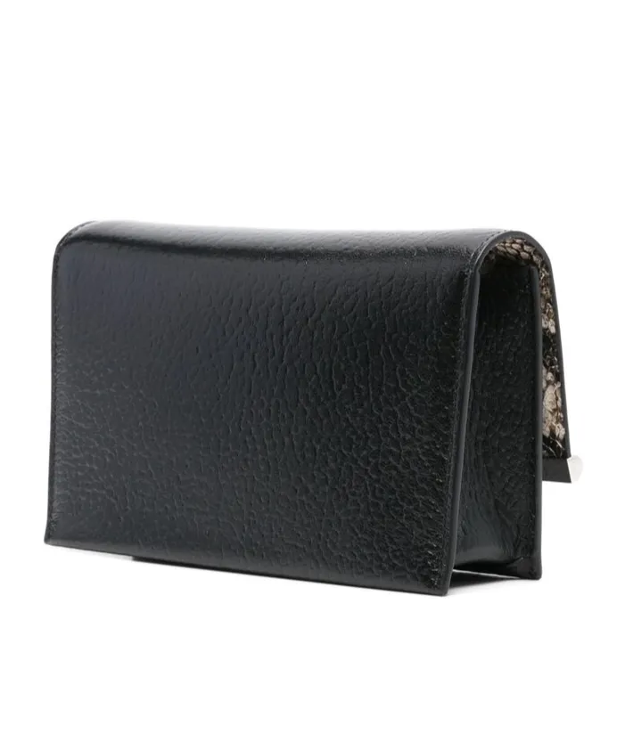 T-Bar Chain-Linked Clutch Bag