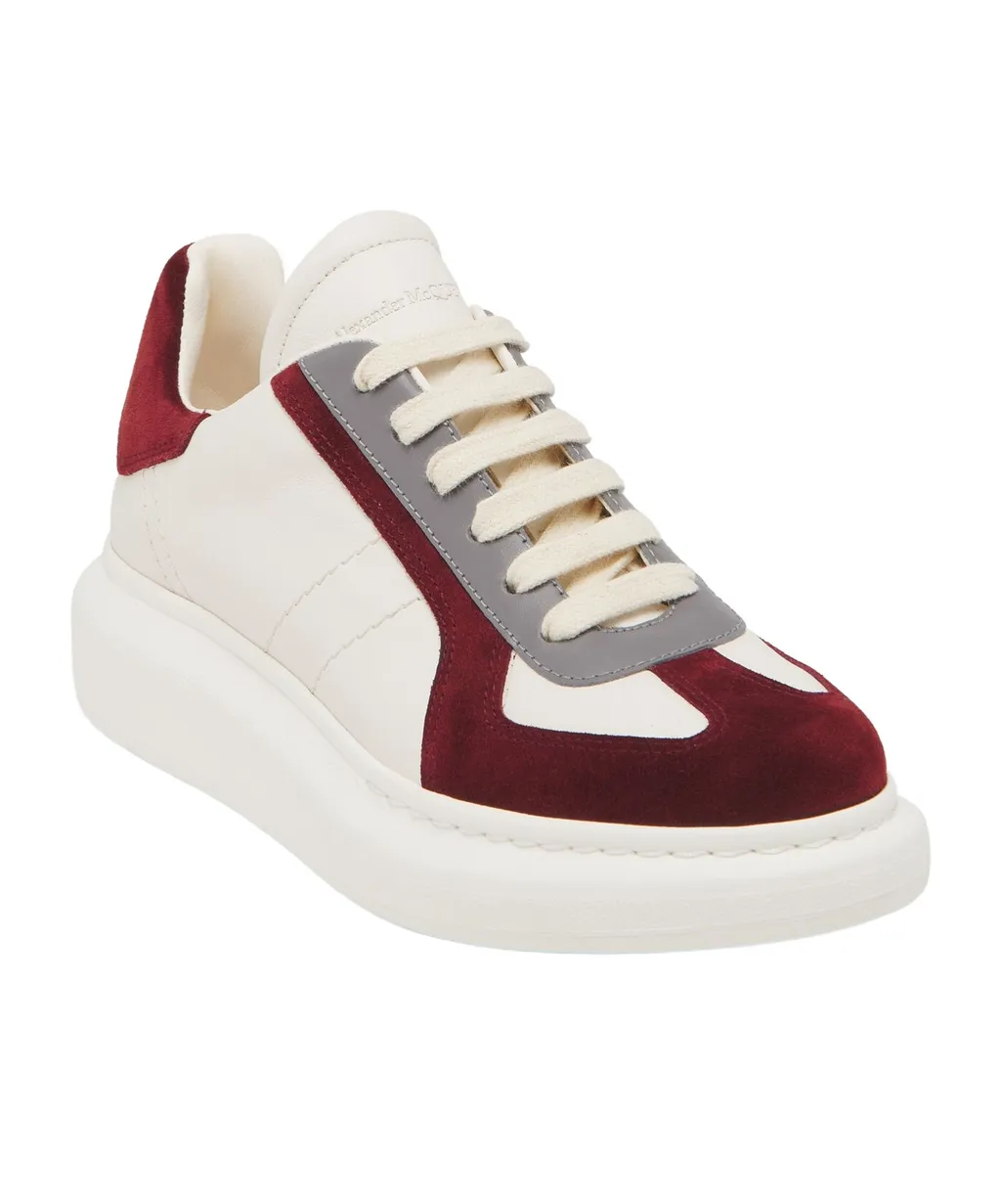 Oversized Retro Lace-Up Sneakers