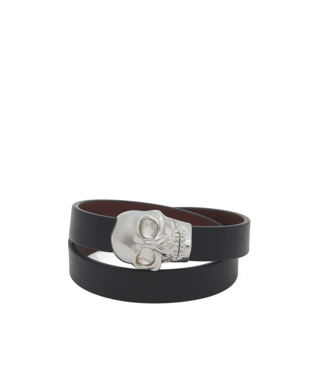 Skull Double Wrap Bracelet
