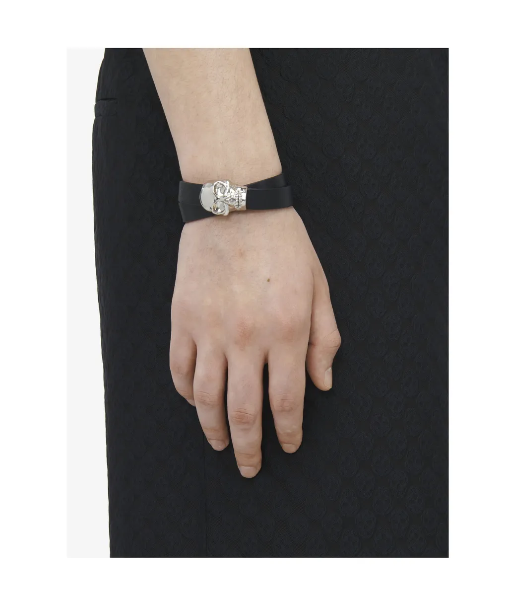 Skull Double Wrap Bracelet