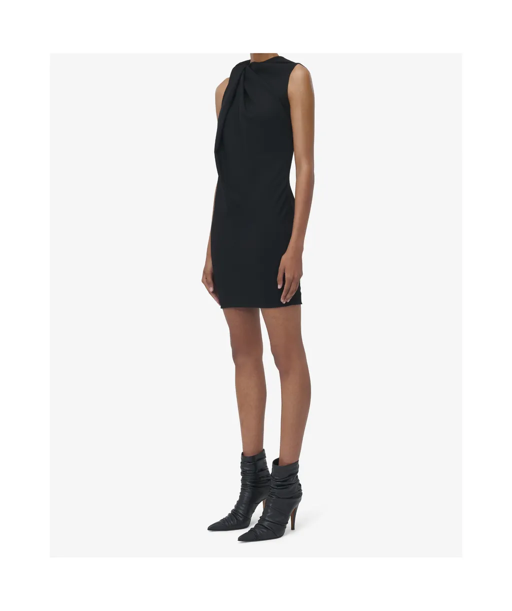 Knot Detailed Mini Dress