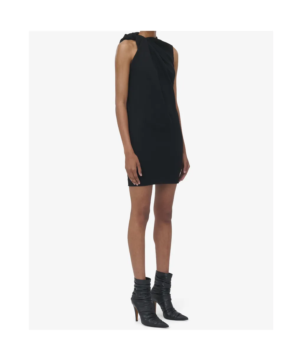 Knot Detailed Mini Dress