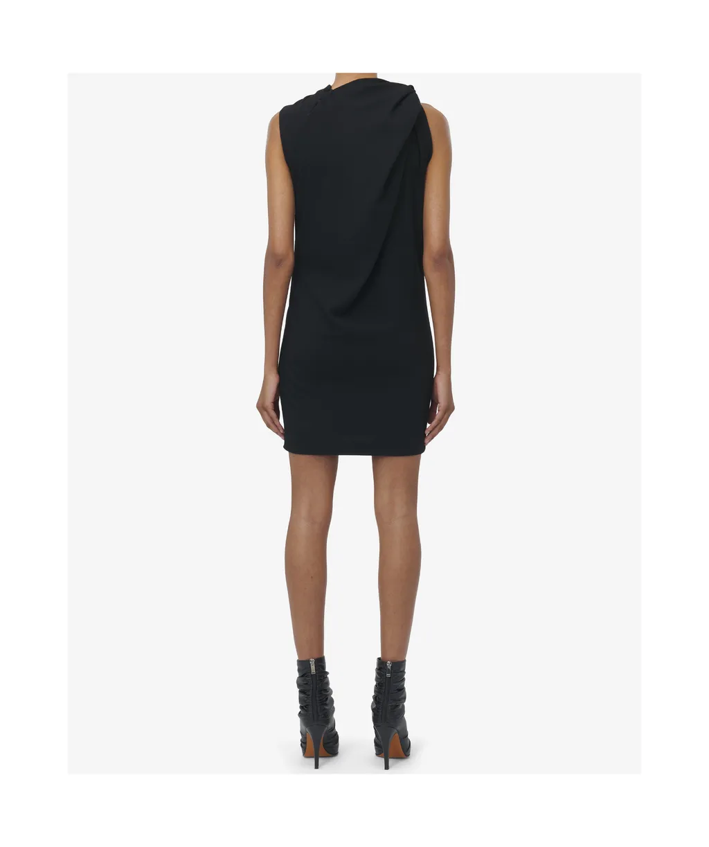Knot Detailed Mini Dress