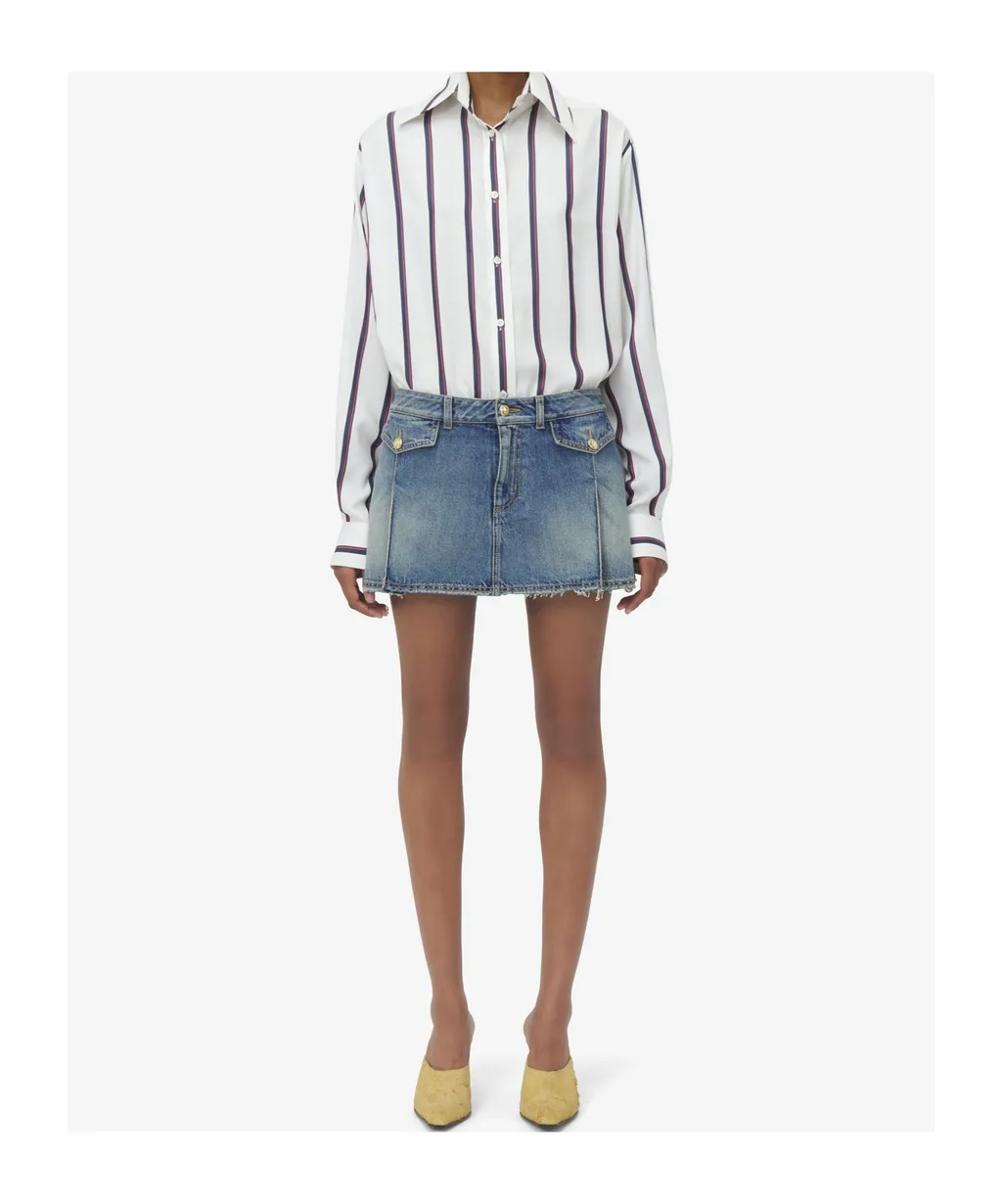 Denim Mini Skirt