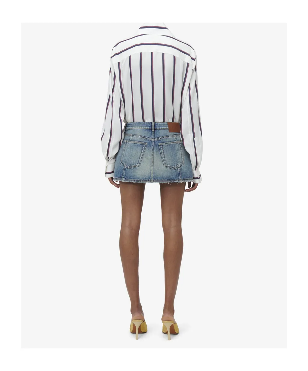 Denim Mini Skirt