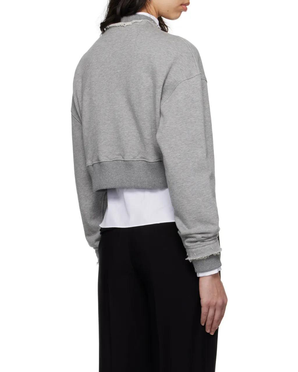 Logo Detailed Cropped Sweatshirt
