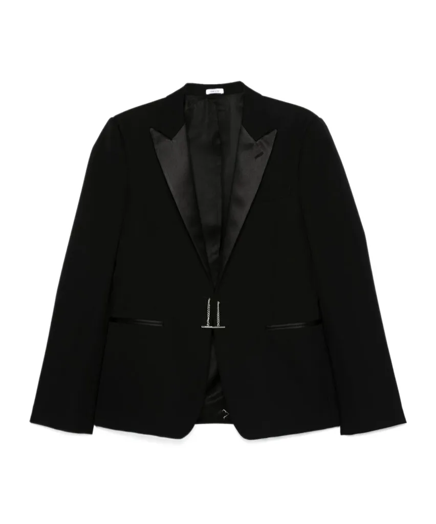 Chain-Embellished Blazer